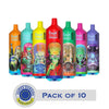 RAndM Tornado 9000 Puffs Disposable Vape (Pack of 10)