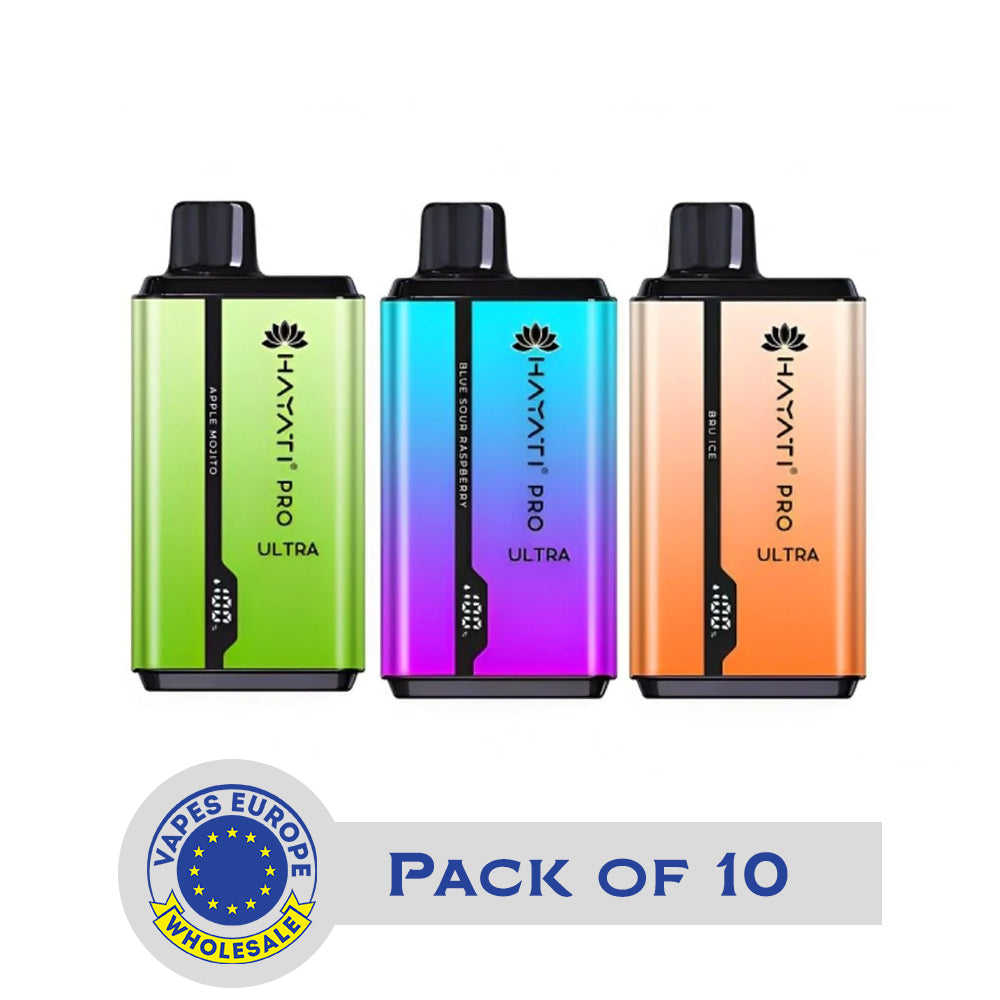 Hayati Pro Ultra 15000 wholesale in Europe Pack of 10 Hayati Pro Ultra 15000 wholesale in Europe Pack of 10